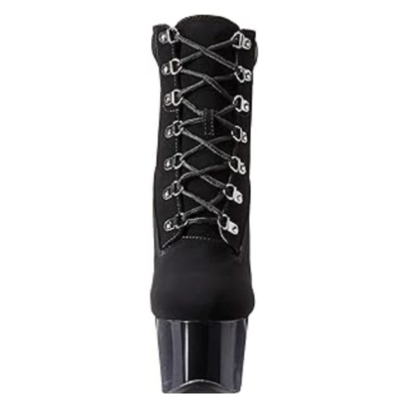 Ellie Shoes Faith Stripper Boots, Black, New - Picture 2 of 6